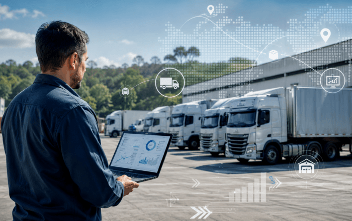 Logística inteligente: como pequenas transportadoras usam dados simples para competir com gigantes? Logística inteligente: como pequenas transportadoras usam dados simples para competir com gigantes?